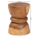 bali & pari Bancroft Solid Suar Wood Side Table - Handcrafted Sculptural End Table with Hourglass Design, Modern Boho Style for Living Room or Bedroom - Suar S/T 002-Natural-Side Table