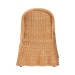 bali & pari Maya Natural Rattan Accent Chair - Hand Woven Wicker Dining Chair with Scalloped Skirt and Cushion, Coastal Boho Style Seating for Dining or Living Room, Light Honey - Maya-Light Honey Rattan-Cushion-CC