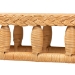 bali & pari Dolby Natural Rattan Console Table - Handwoven Wicker Accent Table with Openwork Design and Lower Shelf, Coastal Boho Style for Entryway or Living Room - Dolby-Light Honey/Rattan-Console Table