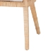 bali & pari Beata Natural Rattan Dining Chair - Handcrafted Wingback Accent Chair with Woven Detailing and Removable Cushion, Coastal Boho Seating for Kitchen or Dining Room - Beata-Light Honey/Wooden-Cushioned-DC