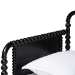 Baxton Studio Lucera Bobbin Daybed - Wooden Spindle Bed Frame, Classic Style Sofa Bed for Bedroom or Guest Room, Twin, Black - MG0110-4-Black-Daybed