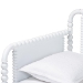 Baxton Studio Lucera Bobbin Daybed - Wooden Bed Frame with Turned Spindle Detailing, Classic Style Sofa Bed for Bedroom or Guest Room, Twin, White - MG0110-4-White-Daybed