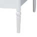 Baxton Studio Lucera Bobbin Daybed - Wooden Bed Frame with Turned Spindle Detailing, Classic Style Sofa Bed for Bedroom or Guest Room, Twin, White - MG0110-4-White-Daybed