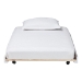 Baxton Studio Lucera Trundle - Underbed Low-Profile Rolling Base for Daybeds and Guest Rooms, Twin, White - MG24-White-Trundle