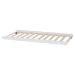 Baxton Studio Lucera Trundle - Underbed Low-Profile Rolling Base for Daybeds and Guest Rooms, Twin, White - MG24-White-Trundle