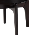 Baxton Studio Delacruz Swivel Dining Chair - Round Open Back Accent Chair with Faux Leather Upholstery, Modern Contemporary Seating for Kitchen or Dining Room - BBT5547-Tan/Black-Armchair-DC