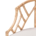 bali & pari Padma Natural Rattan Dining Chair - Handwoven Barrel Accent Chair with Bamboo-Style Frame and Lattice Detail for Boho, Coastal, or Tropical Dining or Lounge Area - Padma-Natural/Rattan-Cushion-DC