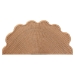bali & pari Callias Natural Rattan Scalloped Headboard with Sunburst Weave - Coastal Boho Wicker Bed Backdrop for Bedroom Decor, Queen - WS152 Scalloped Natural Rattan-Queen-HB