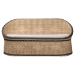 bali & pari Emiliana Natural Rattan Loveseat - Handwoven Wicker Sofa with Two-Tone Woven Detailing and Cushion, Boho Coastal Seating for Living Room or Sunroom - Emiliana-Natural-Rattan-Cushion-LS