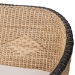 bali & pari Emiliana Natural Rattan Loveseat - Handwoven Wicker Sofa with Two-Tone Woven Detailing and Cushion, Boho Coastal Seating for Living Room or Sunroom - Emiliana-Natural-Rattan-Cushion-LS