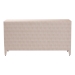 Baxton Studio Nira Faux Shagreen Sideboard  -  Contemporary 3-Door Buffet Storage Cabinet with Sleek Handles for Dining Room or Living Room - JY24B283-Beige Faux Shagreen-Cabinet