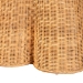 bali & pari Chica Scalloped Natural Rattan Console Table with Drawer - Handwoven Wicker Accent Table with Flared Skirt, Coastal Boho Style for Entryway or Living Room, Rectangle - Chica-Light Honey Wicker-End Table