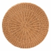 bali & pari Dayo Scalloped Natural Rattan Console Table with Drawer - Handwoven Wicker Accent Table with Flared Skirt, Coastal Boho Style for Entryway or Living Room, Round - Dayo-Light Honey Wicker-End Table