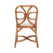 bali & pari Alondra Natural Rattan Dining Chair - Handwoven Wicker Side Chair with Removable Cushion, Coastal Boho Kitchen or Dining Room Seating - Alondra-Light Honey/Rattan-No Arm-Cushion-DC