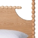 Baxton Studio Caliana Bobbin Four-Poster Platform Bed - Wooden Bed Frame with Turned Spindle Posts and Panel Headboard, Vintage-Inspired Bedroom Furniture, Natural Brown, King - SW8638-Natural-King Poster Bed
