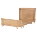 bali & pari Fiore Natural Rattan Bed Frame - Handwoven Wicker Headboard and Footboard with Curved Corners, Boho Coastal Natural Bedroom Furniture, Queen - Fiore-Natural/Rattan-Queen