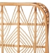 bali & pari Hadley Natural Rattan Bed Frame with Openwork Geometry Headboard and Footboard, Tropical Coastal Boho Bedroom Furniture, Queen - Hadley-Natural/Rattan-Queen