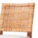 bali & pari Lesia Natural Rattan Counter Stool with Cushion - Handwoven Wicker Stool with Mahogany Wood Frame, Coastal Boho Style for Kitchen Island or Bar Seating - Lesia-MDN-Mahogany-Cushion-CS