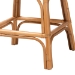 bali & pari Adam Natural Rattan Counter Stool with Cushion - Handwoven Wicker Swivel Bar Chair for Kitchen Island or Lounge Area - Adam-Light Honey/Rattan-Swivel-Cushion-CS