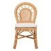 bali & pari Adam Natural Rattan Dining Chair with Curved Backrest and Removable Cushion - Handwoven Wicker Accent Chair for Dining Room or Kitchen - Adam-Light Honey/Rattan-Cushion-DC