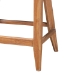 bali & pari Ridley Seagrass Counter Stool with Mahogany Wood Frame - Coastal Seating with Woven Square Back and Cushioned Seat for Kitchen Island or Breakfast Bar, Whitewash - MD-39834 Ridley-White Wash-Cushion-CS