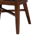 bali & pari Ridley Seagrass Dining Chair with Mahogany Wood Frame - Coastal Accent Chair with Woven Square Back and Cushioned Seat for Dining Room or Kitchen, Brown Wash - MD-39833 Ridley-Brown Wash-Cushion-DC