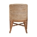 bali & pari Jasper Seagrass Dining Chair with Mahogany Wood Frame - Coastal Accent Chair with Woven Wingback and Cushioned Seat for Dining Room or Kitchen, Whitewash - MD-39836 Jasper-White Wash-Cushion-DC