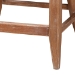 bali & pari Jasper Seagrass Counter Stool with Mahogany Wood Frame - Coastal Seating with Woven Wingback and Cushioned Seat for Kitchen Island or Breakfast Bar, Whitewash - MD-39837 Jasper-White Wash-Cushion-CS