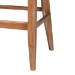 bali & pari Jasper Seagrass Bar Stool with Mahogany Wood Frame - Coastal Seating with Woven Wingback and Cushioned Seat for Bar Island or Lounge, Whitewash - MD-39838 Jasper-White Wash-Cushion-BS