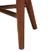 bali & pari Jasper Seagrass Dining Chair with Mahogany Wood Frame - Coastal Accent Chair with Woven Wingback and Cushioned Seat for Dining Room or Kitchen, Brown Wash - MD-39836 Jasper-Brown Wash-Cushion-DC
