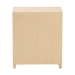 bali & pari William Grasscloth 1-Drawer Nightstand with Open Shelves - Woven Texture Bedside Table with Gold Knob, Modern Coastal Accent Table for Bedroom - William-Light Brown-Woven Grasscloth-NS