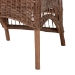 bali & pari Raya Natural Rattan Dining Chair - Handcrafted Wicker Accent Chair with High Arched Back and Cushioned Seat, Boho Coastal Seating for Dining Room or Kitchen - Raya-Light Brown Rattan-Cushion-DC