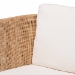 bali & pari Edda Natural Rattan Sofa with Upholstered Cushions - Coastal Style 3-Seater Couch for Living Room or Sunroom - Edda-Natural-Rattan/Wooden-Cushion-Sofa