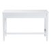 Baxton Studio Roni Writing Desk with Drawers - Modern Cottage Style Desk with Scalloped Detailing for Home Office or Vanity, White - Roni-White-Desk