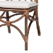 bali & pari Brama Natural Rattan Dining Chair with Decorative Backrest and Cushioned Seat, Boho Coastal Style Seating for Dining Room or Kitchen - Brama-Light Brown Rattan-Cushion-DC