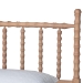 Baxton Studio Laurent Platform Bed - Spindle Bed Frame with Bamboo-Style Turned Posts, Cottage Farmhouse Bedroom Furniture, Queen - MG0258-Beech-Queen