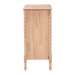 Baxton Studio Laurent Chest - 4-Drawer Bedroom Organizer with Bamboo-Style Turned Legs, Cottage Farmhouse Storage Cabinet for Clothing or Linens - MG9017-Beech-4DW-Chest