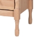 Baxton Studio Laurent Chest - 4-Drawer Bedroom Organizer with Bamboo-Style Turned Legs, Cottage Farmhouse Storage Cabinet for Clothing or Linens - MG9017-Beech-4DW-Chest