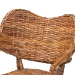 bali & pari Tara 2-Piece Natural Rattan Dining Chair - Handwoven Wicker Armchair with Curved Backrest, Boho Coastal Seating - Tara-Brown Rattan/Natural-DC