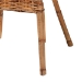 bali & pari Tara 2-Piece Natural Rattan Dining Chair - Handwoven Wicker Armchair with Curved Backrest, Boho Coastal Seating - Tara-Brown Rattan/Natural-DC