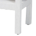 bali & pari Nolan Natural Grasscloth Console Table - Two-Tier Entryway Table with Scalloped Apron, Modern Coastal Accent Table for Living Room or Hallway - Nolan-Faux Raffia-Console Table