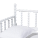 Baxton Studio Laurent Daybed - Spindle Platform Bed Frame with Bamboo-Style Turned Posts, Classic Cottage Farmhouse Furniture, Twin, White - MG0258-1-White-Daybed-Twin