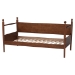 Baxton Studio Gianetta Wooden Daybed with Spindle Posts - Classic Cottage-Style Bed Frame with Guardrail Back, Solid Wood Day Bed for Guest Room or Kids Bedroom, Twin - MG0257-1-Walnut-Twin Daybed