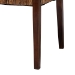 bali & pari Cordoba 2-Piece Handwoven Seagrass Armchairs - Solid Mango Wood Frame Dining Chair with Woven Seat and Backrest, Rustic Boho Style Kitchen or Dining Room Seating, Dark Brown - Cabra-Brn Wood/Nat Seagrass-Cushion-AC-KD Box