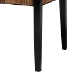 bali & pari Raniya 2-Piece Handwoven Seagrass Armchairs - Solid Mango Wood Frame Dining Chair with Woven Seat and Backrest, Rustic Boho Style Kitchen or Dining Room Seating, Black - Cabra-Blk Wood/Nat Seagrass-Cushion-AC-KD Box