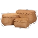 bali & pari Ayleen Natural Rattan Basket Set with Scalloped Lids - Handwoven Wicker Storage Boxes, Boho Coastal Home Decor, 3-Piece Set - Ayleen-3PC-Light Honey Rattan-Basket Set