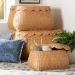 bali & pari Ayleen Natural Rattan Basket Set with Scalloped Lids - Handwoven Wicker Storage Boxes, Boho Coastal Home Decor, 3-Piece Set - Ayleen-3PC-Light Honey Rattan-Basket Set