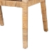 bali & pari Alexis Natural Rattan Dining Chair - Handcrafted Wingback Accent Chair with Woven Back and Removable Seat Cushion, Coastal Boho Seating for Kitchen or Dining Room - Alexis-Light Honey Rattan-Cushion-DC