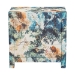 Baxton Studio Adeline End Table with Printed Nature Motif - 3-Drawer Storage Cabinet with Gold Knobs - JY25A011-Birds in Tree Printed Canvas-Wooden-ET