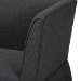 Baxton Studio Bryna 2-Piece Fabric Upholstered Dining Nook Bench Set - Corner Kitchen Banquette Seating with Skirted Base, L-Shaped Breakfast Nook for Small Spaces, Dark Grey - BBT8085-Dark Grey-H1217-20-2PC SF Bench